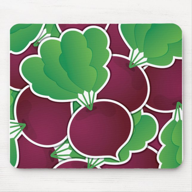 Funky beet mouse pad (Front)