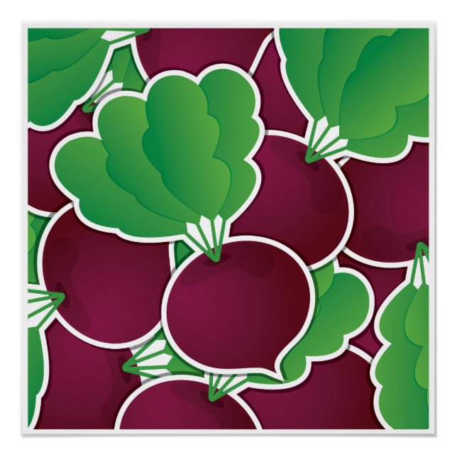 Funky beet poster (Front)