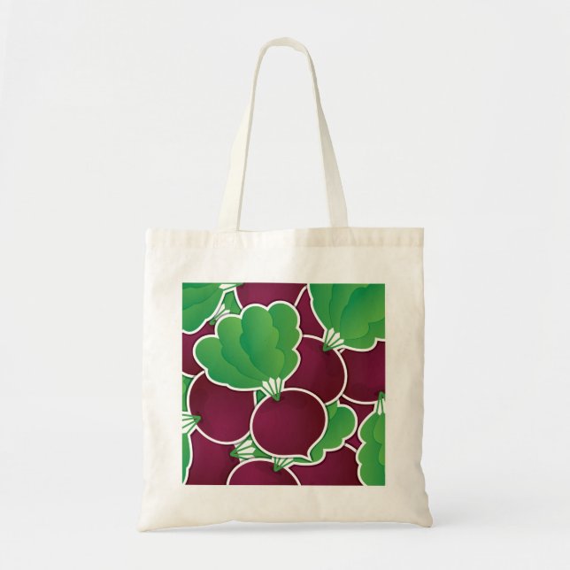 Funky beet tote bag (Front)
