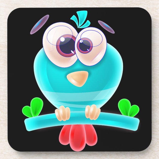 Funky Birdie Chill Coaster (Front)