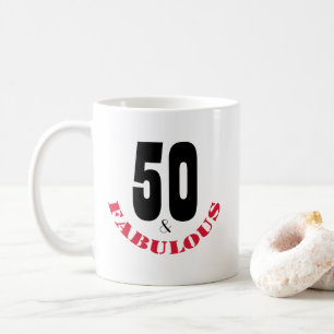 Funky Birthday Gift Mug for the 50 Year Old