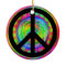 Funky Black Peace Sign