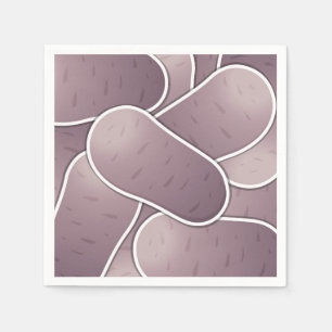 Funky blue potato napkin