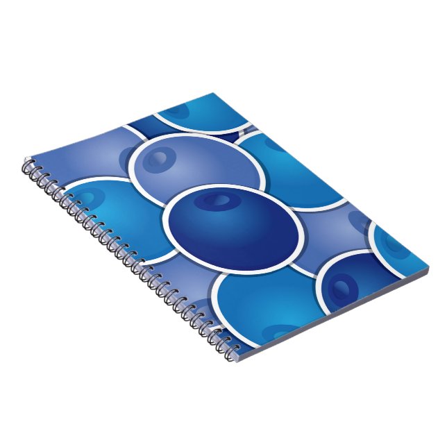 Funky blueberry notebook (Right Side)