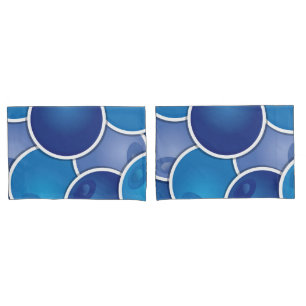 Funky blueberry pillowcase