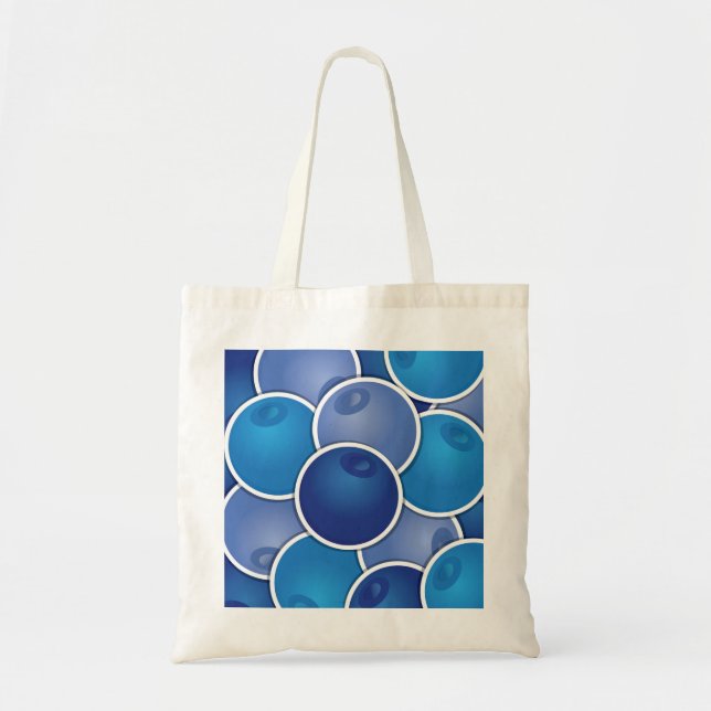 Funky blueberry tote bag (Front)