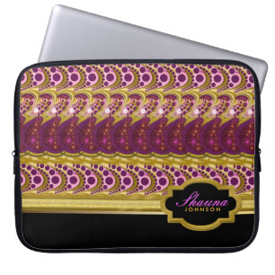 Funky Bohemian Pattern Notebook Laptop Laptop Sleeve
