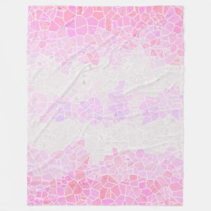 Funky Boho Abstract Mosaic Pomosexual Pride Flag Fleece Blanket