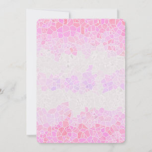 Funky Boho Abstract Mosaic Pomosexual Pride Flag Holiday Card
