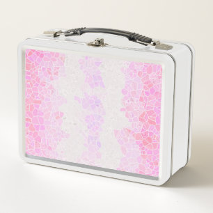 Funky Boho Abstract Mosaic Pomosexual Pride Flag Metal Lunch Box