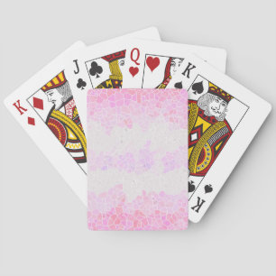 Funky Boho Abstract Mosaic Pomosexual Pride Flag Playing Cards