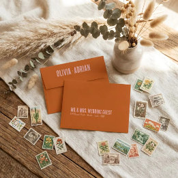 Funky Bold Font Envelope