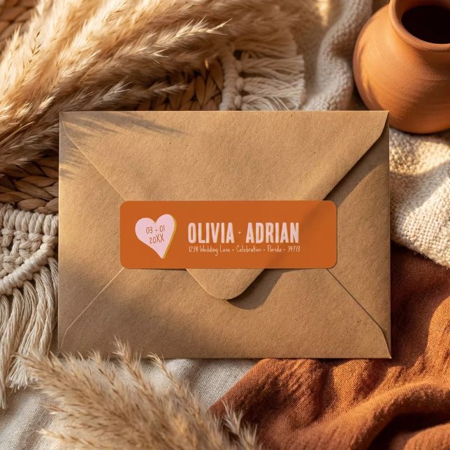 Funky Bold Font Return Address Label (Creator Uploaded)