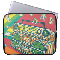 Funky Boom Box Colourful Design