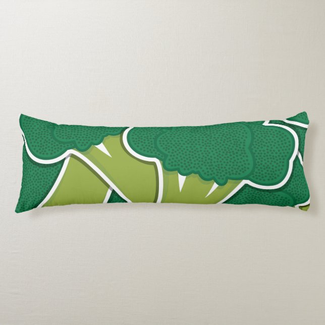 Funky broccoli body cushion (Front)