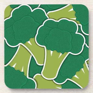 Funky broccoli coaster