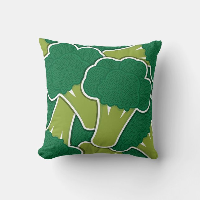 Funky broccoli cushion (Front)