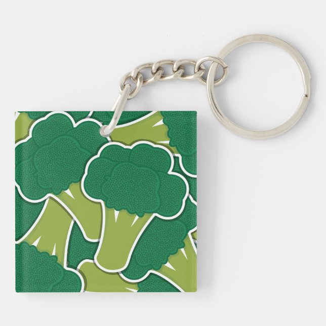 Funky broccoli key ring (Back)