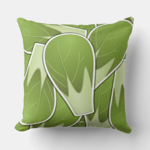 Funky brussel sprout cushion