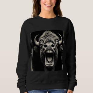Funky Buffalo Tee - Wildlife Art Shirt For Animal
