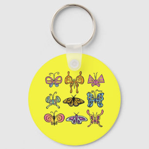 Funky Butterfly Keychain