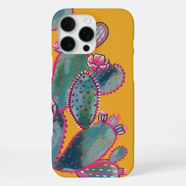 Funky Cactus iPhone Case (Back)