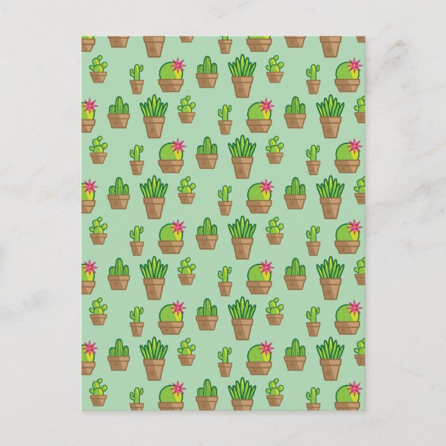 Funky Cactus Postcard (Front)