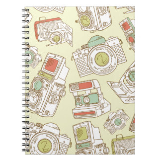 funky cameras notebook