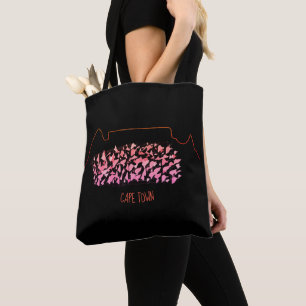 Funky Cape Town Table Mountain Colorful Tote Bag