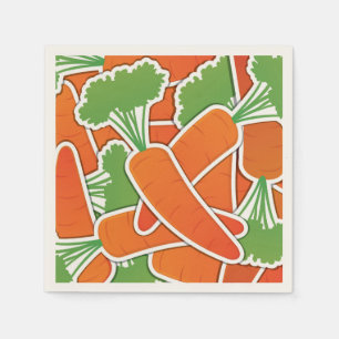 Funky carrots! napkin
