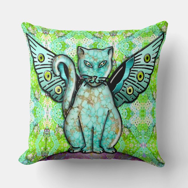 Funky Cat - 3D Cushion (Front)