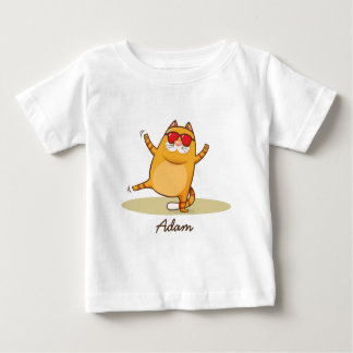 Funky Cat baby fine jersey tshirt