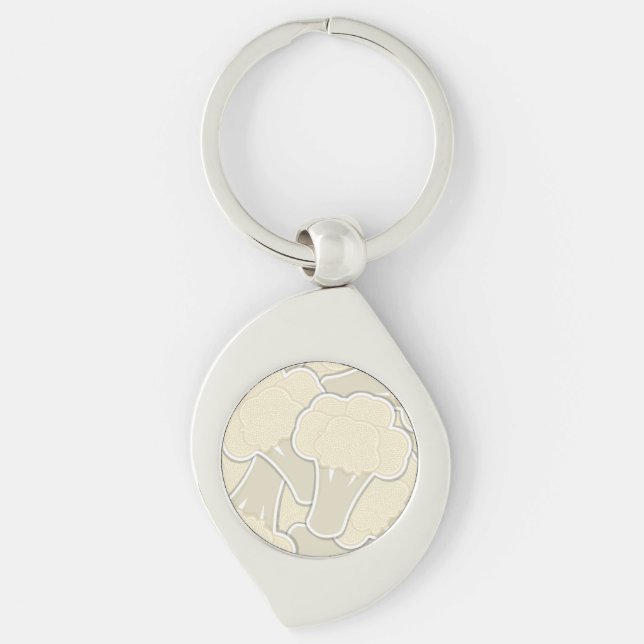 Funky cauliflower key ring (Front)
