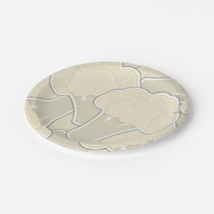Funky cauliflower paper plate