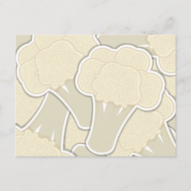 Funky cauliflower postcard (Front)