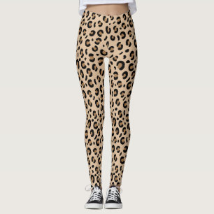 funky cheetah leopard pattern leggings