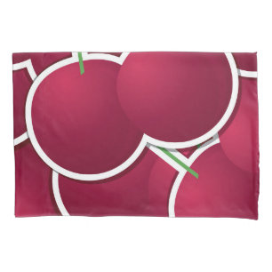 Funky cherry pillowcase