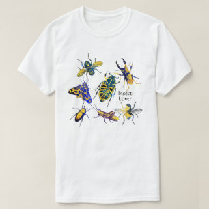 Funky Chic Elegant Entomology Insect Lover T-Shirt