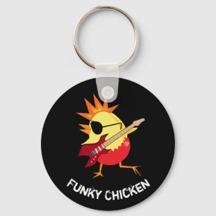 Funky Chicken Key Ring