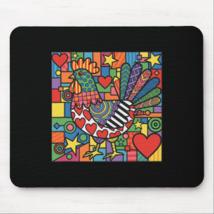 Funky Chicken  Mouse Pad
