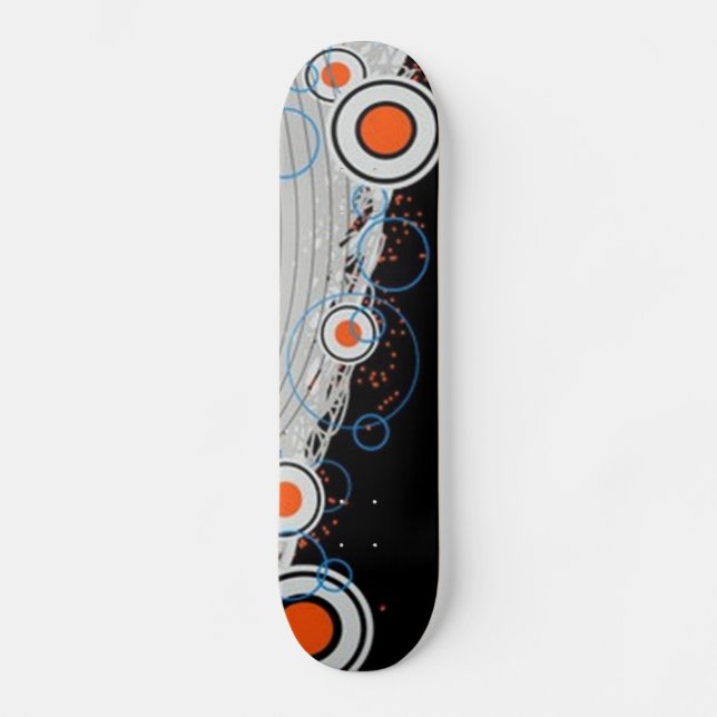 Funky Circular Pattern Skateboard (Front)