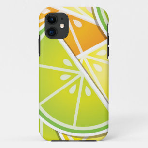 Funky citrus wedges iPhone 11 case