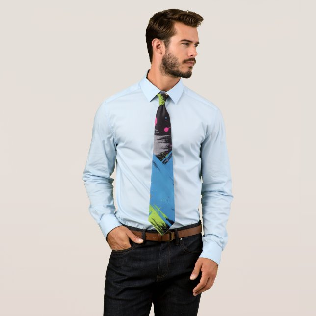 Funky colors tie (In Situ)