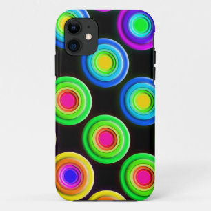 Funky Colourful 3D Circles iPhone 11 Case