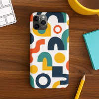 Funky Colourful Amorphous Shapes Art Pattern
