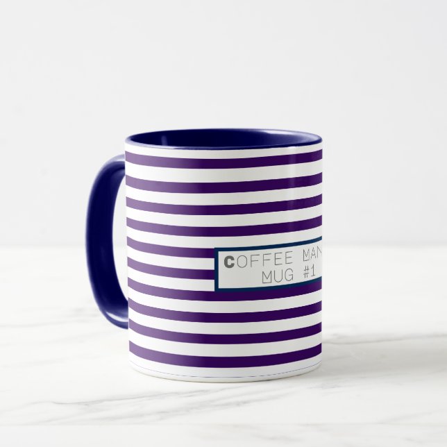 Funky Colourful Coffee Mania Mug #1 Cup (Front Left)