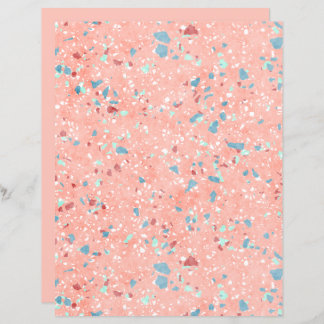 Funky Colourful Mosaic Art Scrapbook Paper