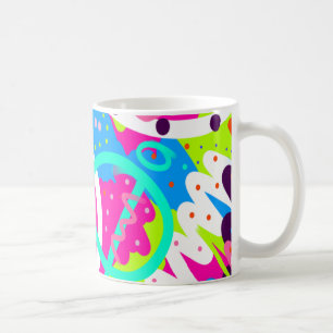 Funky Colourful Pop Art  Coffee Mug