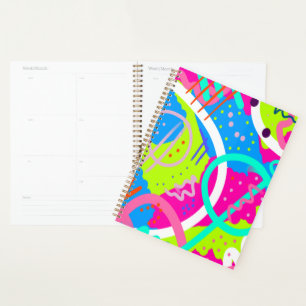 Funky Colourful Pop Art  Planner