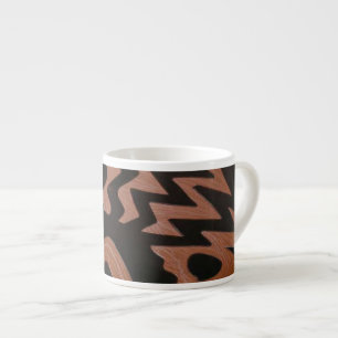 Funky Copper Zigzag Speciality Mug